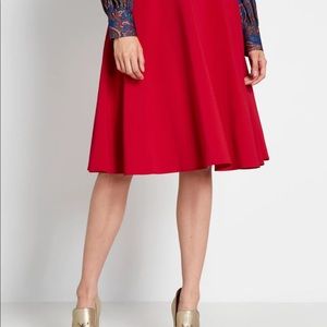 ModCloth Just This Sway A-Line Skirt
